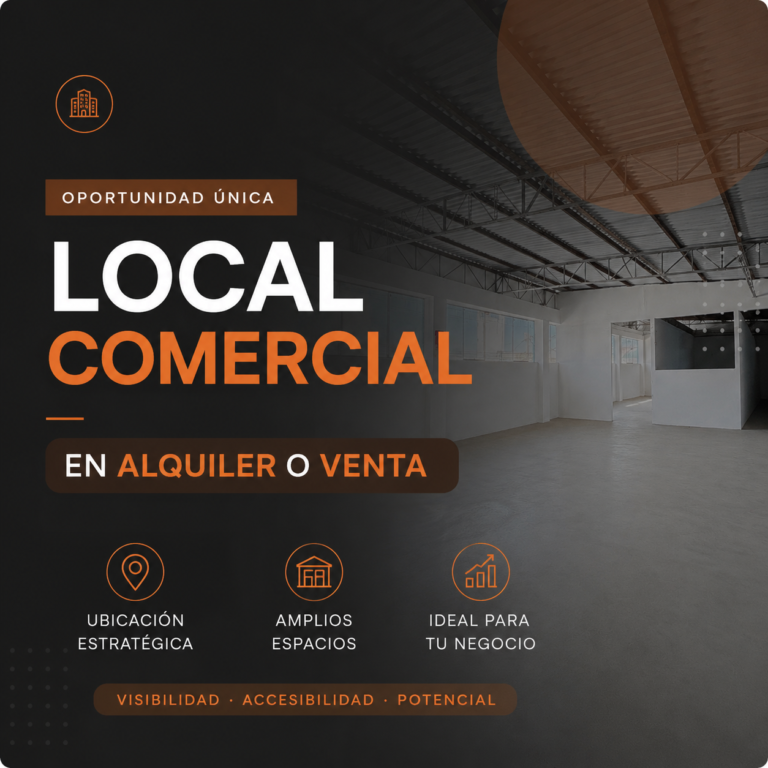 AMPLIO LOCAL CERCA AEROPUERTO